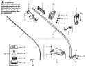 Page C Diagram and Parts List for LT7000  Weed Eater Trimmer